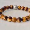 bracelet oeil de tigre perles
