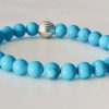 bracelet perle bleu