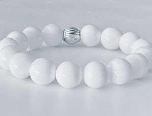 bracelet pierres blanches